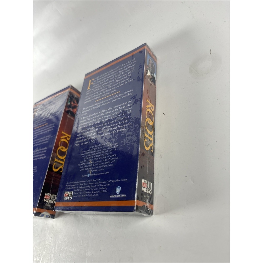 Roots Alex Haley VHS Vol 1 & 2 Sealed David L Wolper Production Classic - Picture 11 of 11
